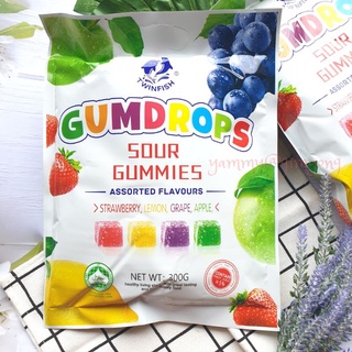 GUMDROPS Sour Gummies กัมมี่ เยลลี่ รสผลไม้หลากรส หนึบหนับ ทานเพลิน