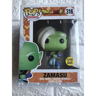 Funko pop Dragon Ball Z Zamasu GITD เรืองแสง 316 ของแท้ พร้อมส่ง ดราก้อนบอล ฟิกเกอร์ Figure Goku โงกุน Dragonball โมเดล