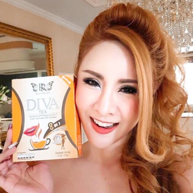 ชาไทยผสมคอลลาเจน DIVA TEA อร่อยผิวใสไม่อ้วน คุมน้ำหนัก ดักไขมัน/แป้ง เพิ่มการเผาผลาญ ของแท้💯 ถูกที่ส