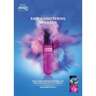Durex Intense Orgasmic Gel 10 ml ดูเร็กซ์ อินเทนส์ ออกัสมิค เจลสำหรับผู้หญิง ของแท้ 100%