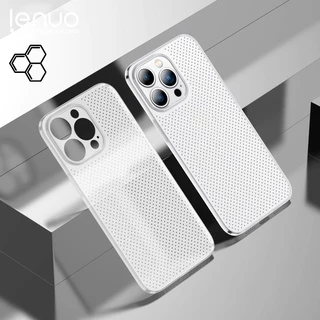 Lenuo เคสโทรศัพท์มือถือ แบบบางพิเศษ ระบายอากาศ กันกระแทก สําหรับ For iPhone 16 15 14 13 12 11 Pro Max 16 Plus Case