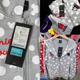 Disney Women Jacket Minnie logo and white dot Grey

🔝ของแท้ 💯% Size.M อก38