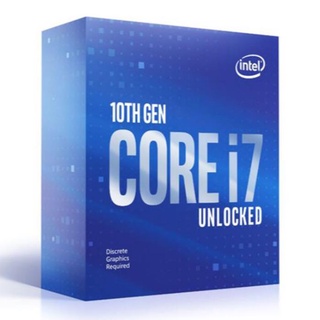 10th Gen i7-10700KF  Intel Core i7-10700KF (3.80GHz, 8/16, 16MB, LGA1200) (NO FAN COOLING, NO Gr