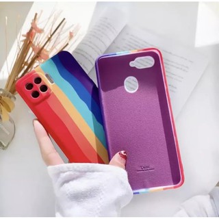 [ส่งจากไทย] เคสสายรุ้ง Case Realme C11 2021 เคสนิ่มซิลิคอน เคสกันกระแทก งานกำมะหยี่สายรุ้ง