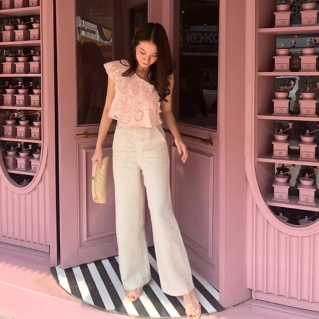 GRIS Cami Linen Pants กางเกงขายาว