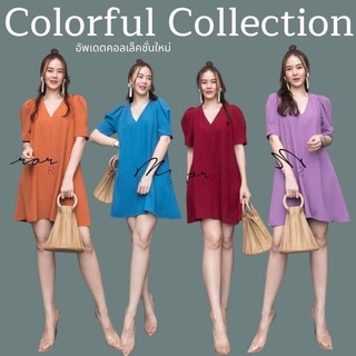 พร้อมส่ง❤ 4color💜•MiRRoRSiSTER’s FaV 💙DReSS