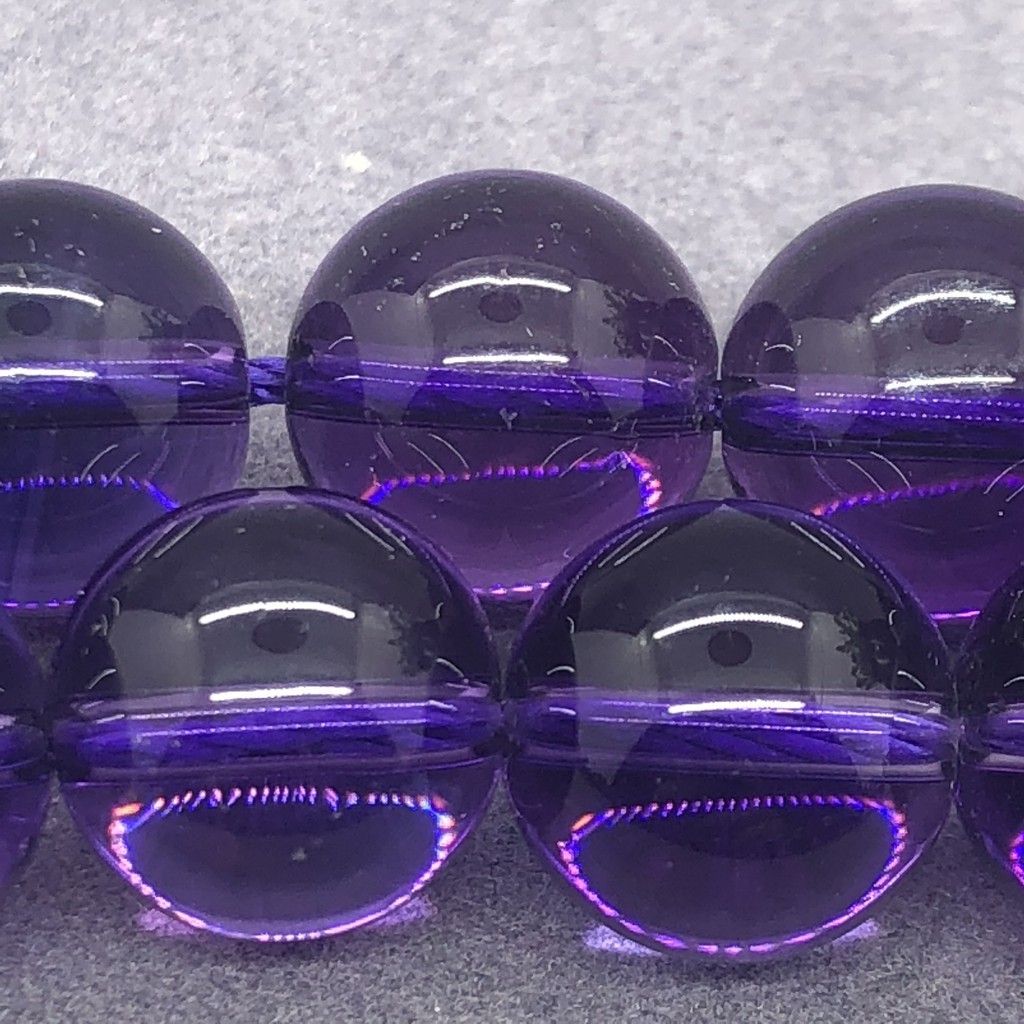 AAAAA Amethyst Beads อเมทิสลูกปัด 6/8/10 มิลลิเมตรรอบธรรมชาติหลวมหิน Diy สำหรับสร้อยข้อมือผู้หญิง - รูปที่ 5