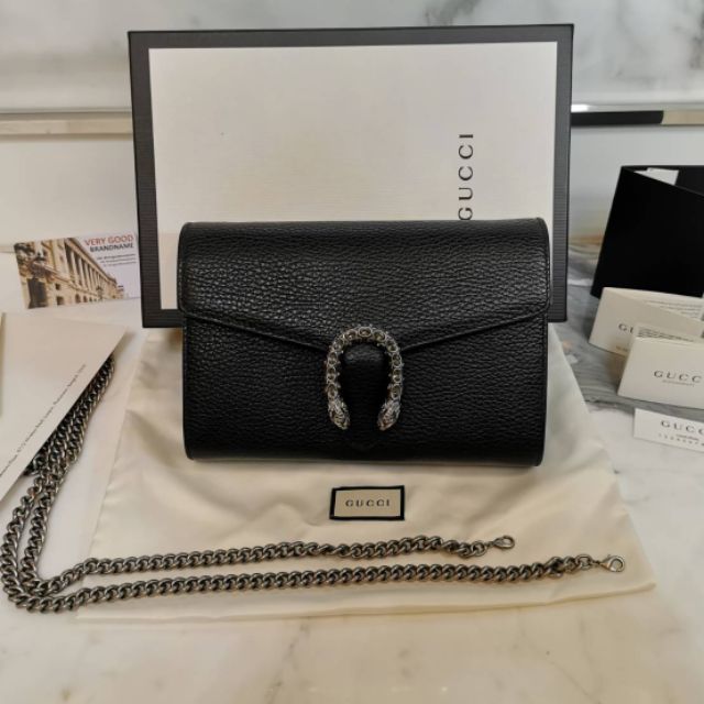 Gucci dionysus WOC grain leather