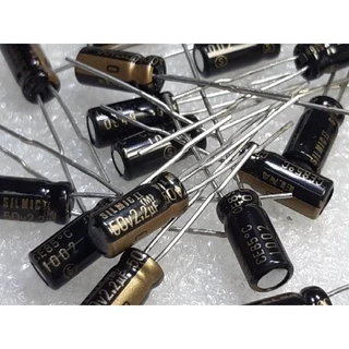 Elna Silmic II 1uf 2.2uf 4.7uf 50v , 10uf 35v , 22uf 25v capacitor ตัวเก็บประจุ คาปาซิเตอร์
