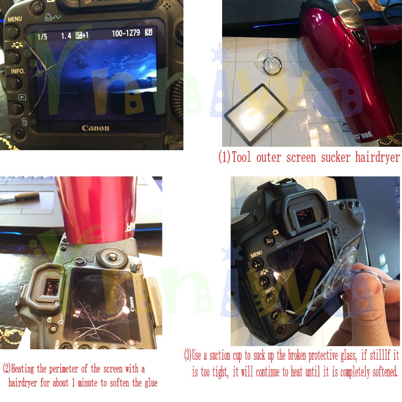 อะไหล่ซ่อมแซมหน้าจอ ขนาดเล็ก สําหรับ Canon 5D 5D2 5D3 5D4 5Dsr 6D 6D2 7D 7D2 60D 70D 80D 760D #4