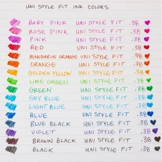 ไส้ปากกา Uni style fit 0.38 mm และ 0.5 mm