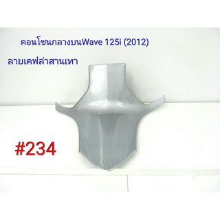 ฟิล์ม เคฟล่า ลายเคฟล่าสานเทา คอนโซนกลางบน (งานเฟรมเทียม) Wave 125i (2012)  #234