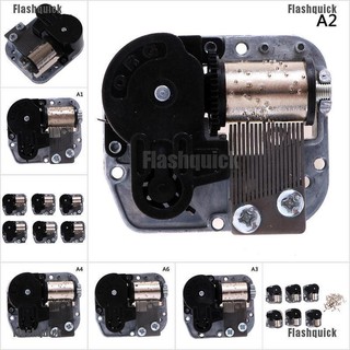 Flashquick Mechanical DIY Windup Music Box sankyo กล่องดนตรี + สกรู + กุญแจ