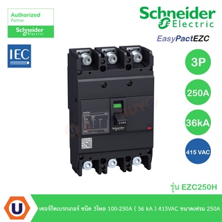 Schneider Electric EZC250H เซอร์กิต เบรกเกอร์ ชนิด 3 โพล 100-250A (36 kA) 415 VAC ขนาดเฟรม 250A สั่งซื้อที่ร้าน Ucanbuys