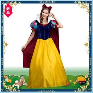 ชุดเดรสคอสเพลย์ Cinderella Snow White สําหรับผู้ใหญ่ ใส่แสดงบนเวที ฮาโลวีน 2021