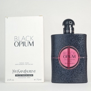 น้ำหอมแท้ YVES SAINT LAURENT YSL Black Opium Neon EDP 75ml กล่องขาว และติดขวด