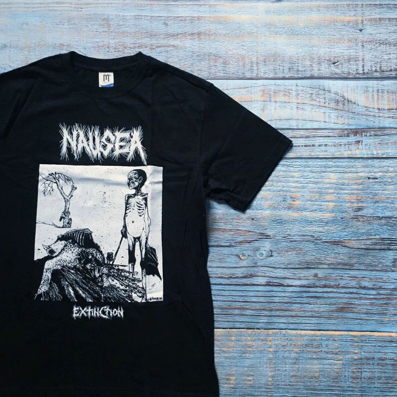 เสื้อยืด Nausea Band "Extinction" Unofficial