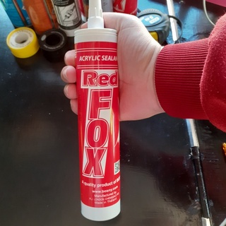 กาวซิลิโคน อคีลิค อคิลิค (Acrylic Sealant) Redfox ยาเเนวกระเบื้อง อุดรอยเเตกผนัง ขนาด 430 กรัม ใหญ่