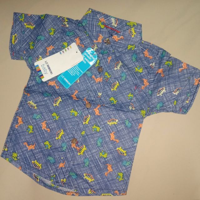 Kemeja Budak Dinosaur LC Waikiki Boys