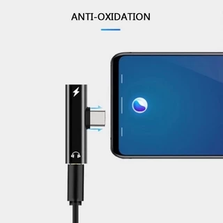 [T - Shaped 2 In 1 Usb C To 3 . 5 มม . แจ็คเสียง + Type C อะแดปเตอร์แปลง ( Usb C To 3 . 5 มม . ] [ไม่ใช่สำหรับ Samsung]