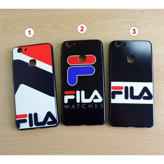 VIVO V7 / Y75 / V7 plus / Y81 / Y83 เคสขอบนิ่มเส้นนูน FILA