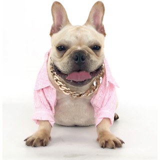 AL-010 สร้อยคอสุนัข แมว หมา สร้อยคอทอง 27CM