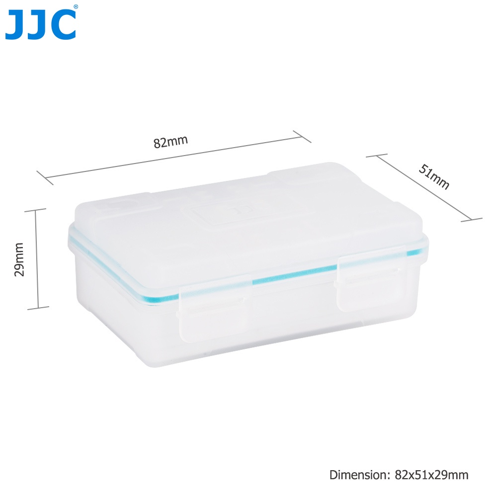 JJC BC-5 เคสแบตเตอรี่ 2-in-1 พร้อมช่องเสียบการ์ดหน่วยความจำเสริมสำหรับการ์ด SD SDHC SDXC 2 MSD Micro SD TF สำหรับ Olympus BLS-5 BLN-1, Fujifilm NP-W126 NP-W126S Sony NP-FW50 แบตเตอรี่
