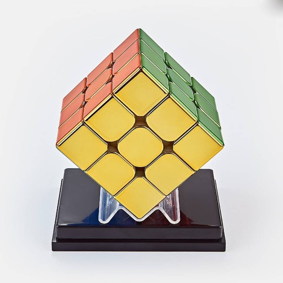 รูบิค 3×3 แม่เหล็ก ลูบิค 3×3 ของแท้ Whirlwind Boy Magnetic Plating Cube Flying Magnetic Third -order Rubik ของ Cube Electroplating Cool Collection ของขวัญ ราคา ถูกที่สุด ดีลบีเคเค แกลเลอรีภาพที่ 5