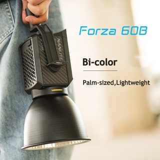 Nanlite Forza 60B 60w LED Light Bi-color 2700K-6500K Video Light Professional Studio Strobe แฟลชโคมไฟ 60w