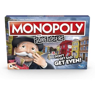 Hasbro Gaming Monopoly for Sore Losers Board Game The Game Where it Pays to Lose บอร์ดเกม เกมเศรษฐี โมโนโพลี่ ของแท้