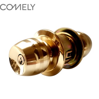 COMELY ขายตรงทองแดงล็อค 5831 ลูกล็อคทองแดงแกนล็อคทองแดงล็อคประตูทรงกลมล็อคสแตนเลสlock