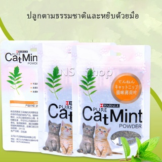 ผงแคทนิป &amp; ผงมาทาทาบิ ซองซิบ "พลาสติก"  ของแท้ 100% โรยของเล่นแมว 5g (พร้อมส่ง) Catnip