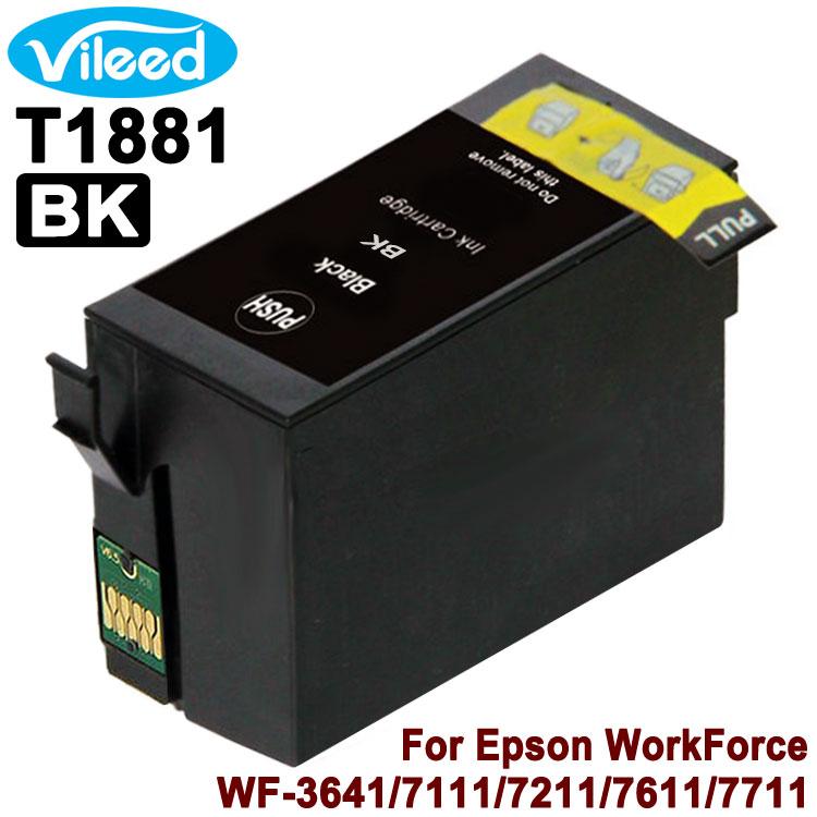 สต็อกประเทศไทย Compatible Ink Cartridges Epson T1881 T1884 Print Ink Cartridge For Wf 7111 3212