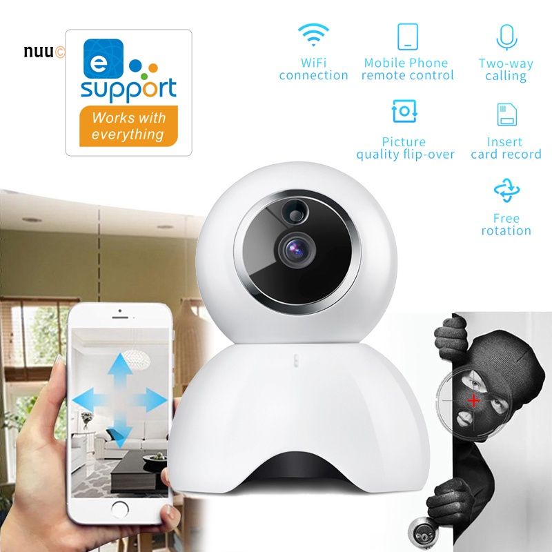 【ในสต็อก】กล้อง ewelink APP กล้องอัจฉริยะ IOT HD ดู720P หนึ่งล้านพิกเซลกล้องอัจฉริยะ【 nuuo.】