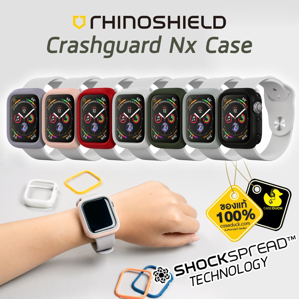 เคสและซองมือถือเคส Apple Watch Se/6/5/4 Rhinoshield Crashguard Nx Case (40mm/44mm)