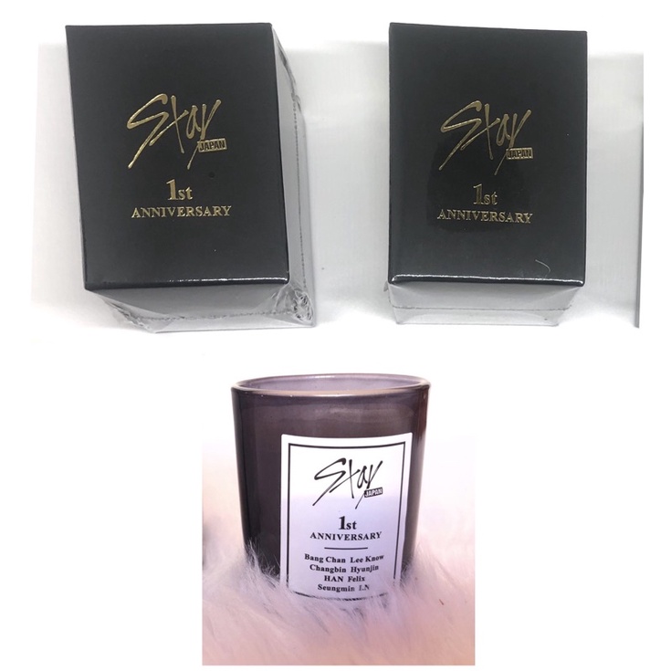 💢 พร้อมส่ง Stray Kids - Stay Japan 1st Anniversary online lottery mini candle [LIMITED ITEM]