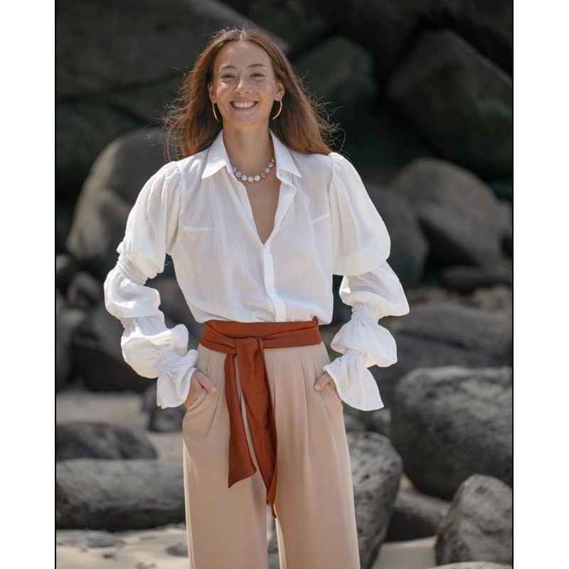 ❌ขายแล้วค่ะ❌Mitr Iris Shirt size s. ใหม่มากใส่1ครั้ง ซื้อเองจากshop