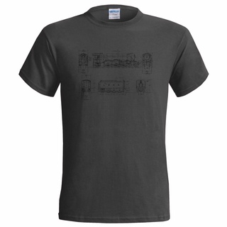 เสื้อยืด พิมพ์ลาย LNER A3 FLYING SCOTSMAN BLUEPRINT แฟชั่นฤดูร้อน สําหรับผู้ชายสามารถปรับแต่งได้