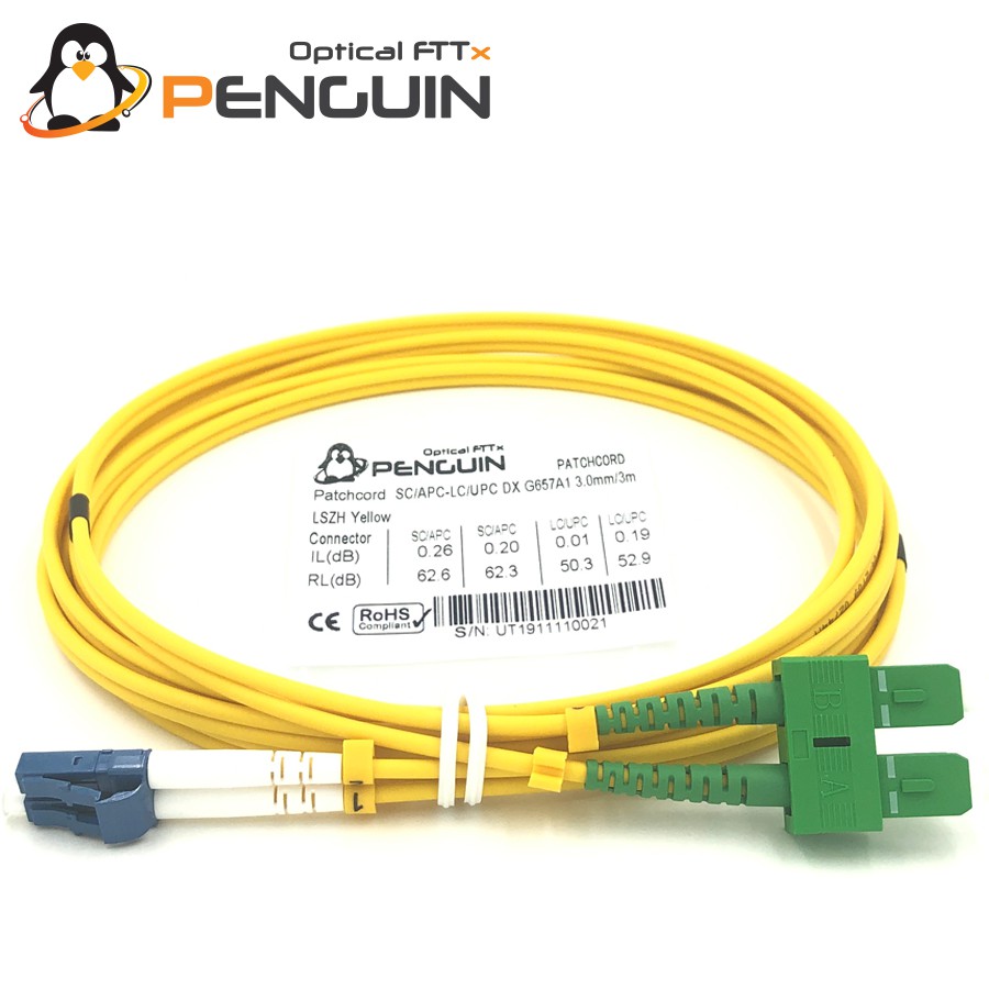 SC/APC-LC/UPC DX PATCH CORD G.657A1 3.0mm-LSZH 3M | Shopee Thailand