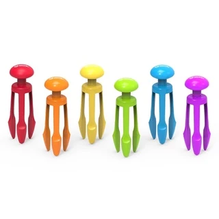 Learning Resources - Tri-Grip Tongs พัฒนากล้ามเนื้อมัดเล็กที่ใช้จับดินสอด้วยตัวคีบ 3 ขา (มีแบ่งขาย)