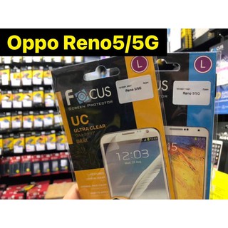 เนื้อฟิล์มใส เนื้อฟิล์มด้าน  focus รุ่น Oppo Reno 5 /5G