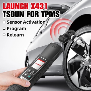 Launch X431 TSGUN TPMS เครื่องมือตรวจสอบความดันลมยางรถยนต์ เซนเซอร์เปิดใช้งาน การอ่านโปรแกรม การเขียนโปรแกรม ทํางาน OBD