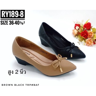 รองเท้าคัชชูแฟชั่น#รองเท้าคัชชูใส่ทำงาน RY189-8