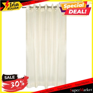 ผ้าม่านโปร่ง EYELET HOME L&amp;S PIPER 260X220 ซม. สีครีม ผ้าม่านประตู EYELET CURTAIN HOME L&amp;S PIPER 260X220CM CREAM