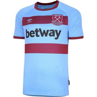 เสื้อกีฬาแขนสั้น พิมพ์ลาย Westham Jersey 2020