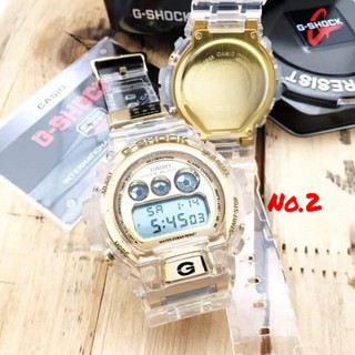 Dw-6900 กรอบใส สีทอง ระบบดิจิตอบ มีบริการเก็บเงินปลายทาง