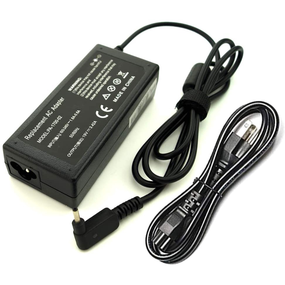 19V 3.42A 65W AC Adapter แล็ปท็อปชาร์จสําหรับ Acer Chromebook R11 11 13 14 15 C740 CB3-431 CB3-532 C