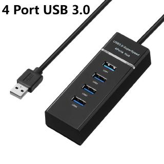 ฮับอะแดปเตอร์ 4 พอร์ตความเร็วสูง 4 พอร์ต usb 3 . 0/หลายช่องสําหรับเดสก์ท็อป pc laptop