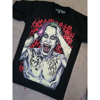 BT 94 Joker Jared Suicide Squad เสื้อยืด สีดำ BT Black Timber T-Shirt ผ้าคอตตอน สกรีนลายแน่น S M L XL XXL