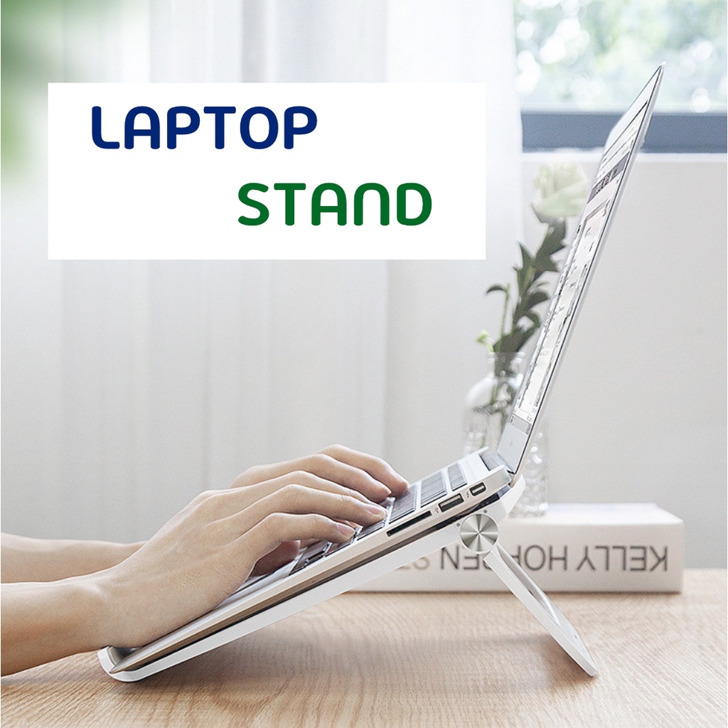 [สต้อคไทย] ที่วางโน้ตบุ้ค ที่วางแล็ปท็อประบายอากาศ แท่นวางโน้ตบุ้ค
